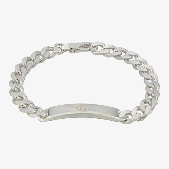 Gucci Silver Interlocking Bracelet YBA774054001