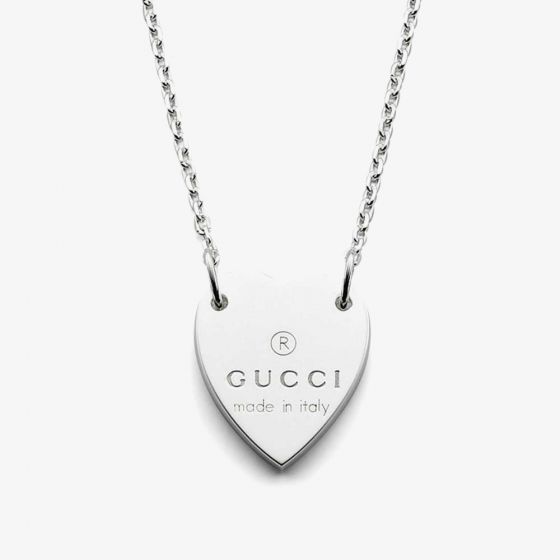 Gucci Trademark Heart Necklace YBB22351200100U
