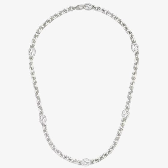 Gucci Interlocking Chain Necklace YBB75970300100U