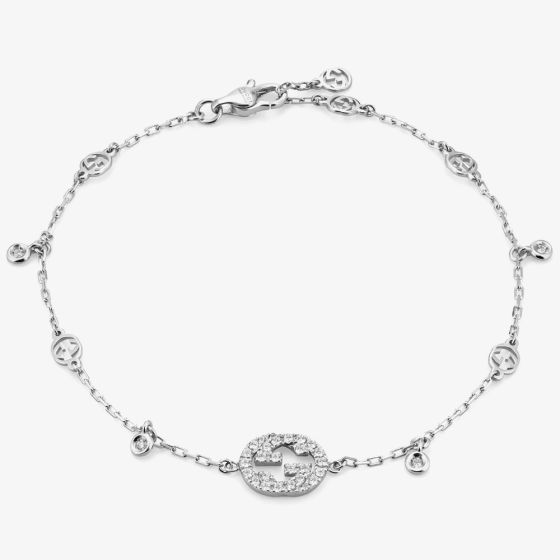 Gucci Interlocking Diamond Bracelet YBA72940300301
