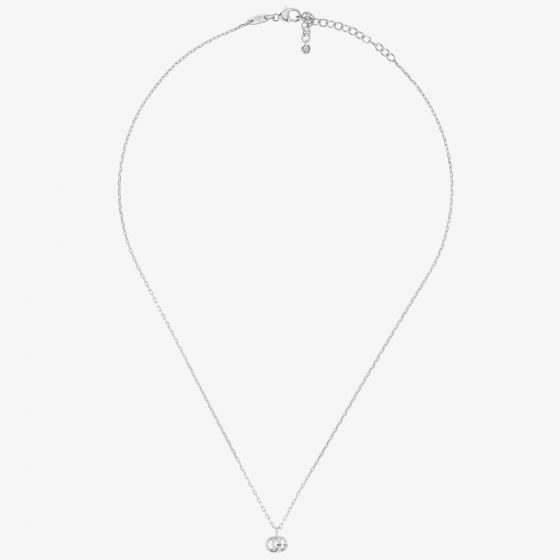 Gucci GG Running 18ct White Gold Diamond Necklace YBB48163800200U