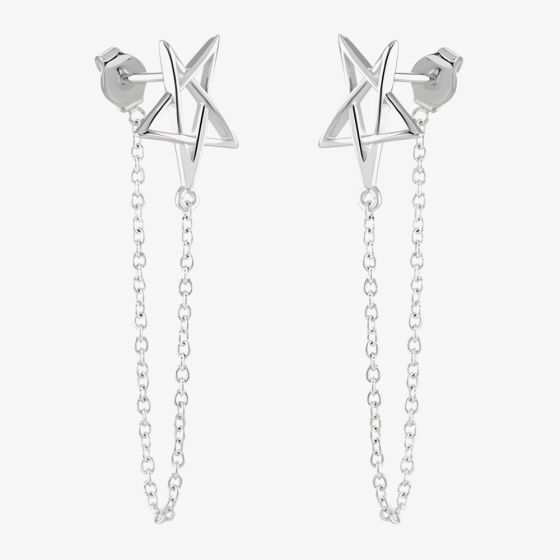 Lucy Quartermaine Sol Star Loop Earrings LER6