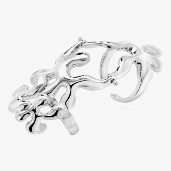 Lucy Quartermaine Silver Splash Armour Ring SR6