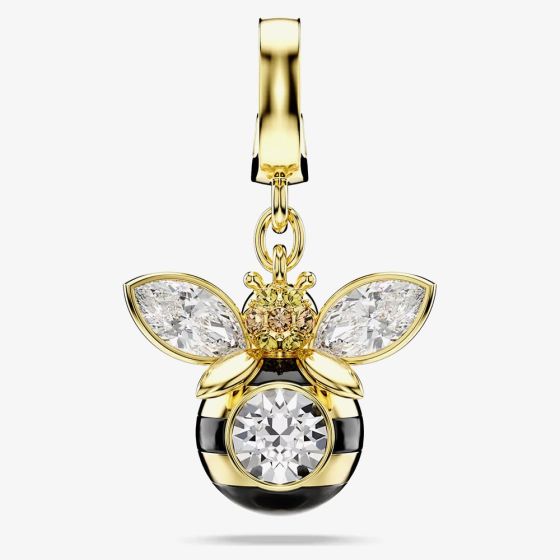 Swarovski Idyllia 18ct Gold Tone Plated Crystal Bee Charm 5743132