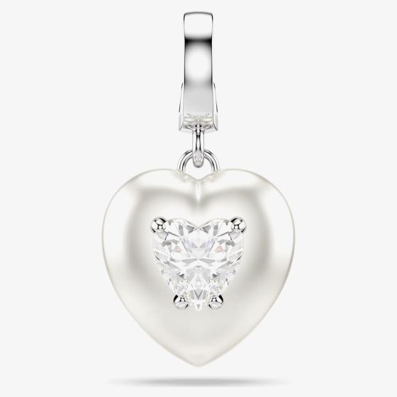 Swarovski Idyllia Zirconia Pearl Heart Charm 5742960