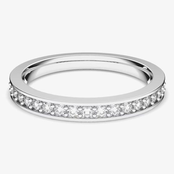 Swarovski Rare Clear Crystal Channel Half Eternity Ring 112106
