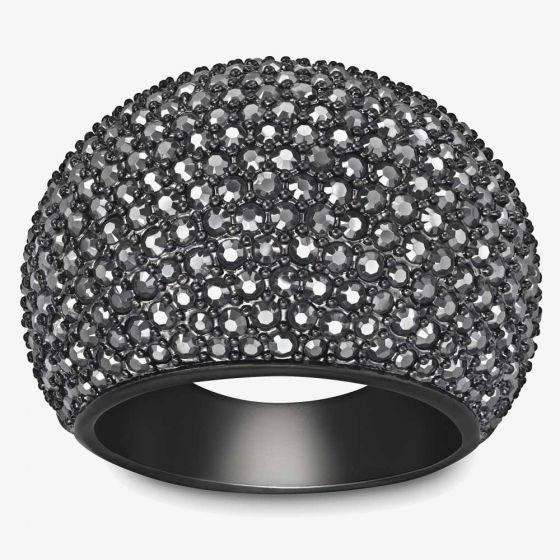 Swarovski Stone Black Crystal Pavé Ring 50171--