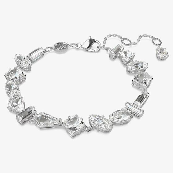 Swarovski Mesmera White Mixed Cuts Rhodium Plated Bracelet 5661529 (M)