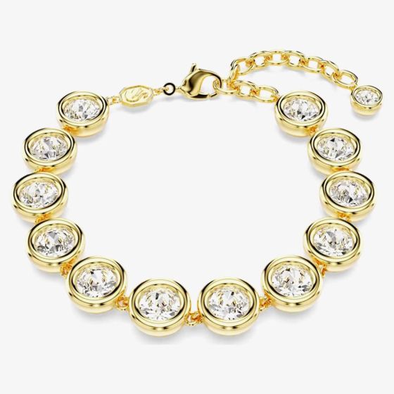 Swarovski Imber Gold Plated White Crystal Bracelet 5682586