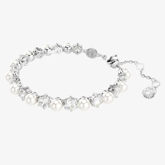 Swarovski Matrix Tennis White Pearl Bracelet 5689625