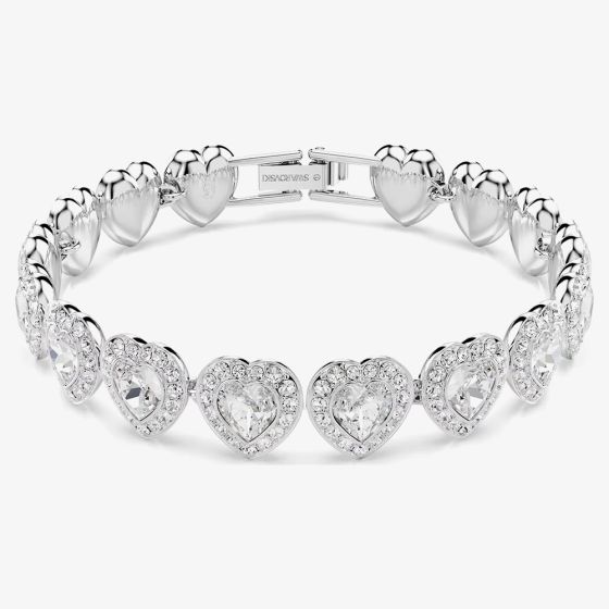 Ariana Grande X Swarovski Capsule White Crystal Heart Bracelet 5720860