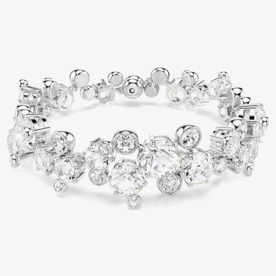 Swarovski Constella Rhodium Plated White Crystal Bracelet 5722469