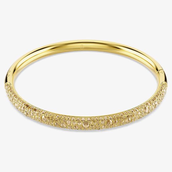 Swarovski Sublima Gold Tone Plated Snow Pave Bangle 5723337