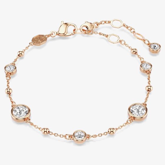 Swarovski Imber Rose Gold Tone Plated White Crystal Bracelet 5730677