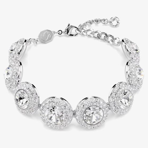 Swarovski Una Rhodium Plated White Crystal Bracelet 5735343