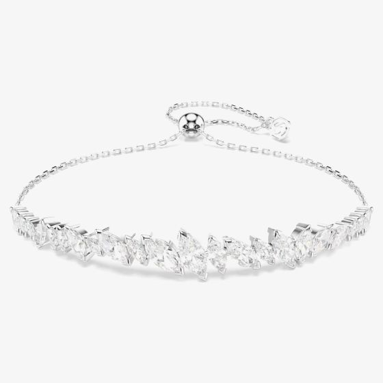 Swarovski Mesmera Rhodium Plated Marquise Cut Bracelet 5748650