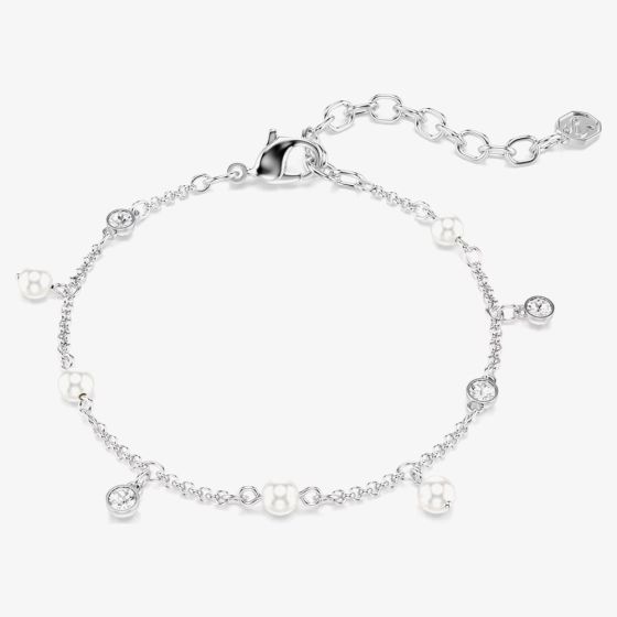 Swarovski Imber Rhodium Plated Crystal Pearl Bracelet 5754242