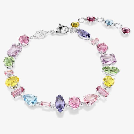 Swarovski Gema Rhodium Plated Multi Coloured Bracelet 5656427