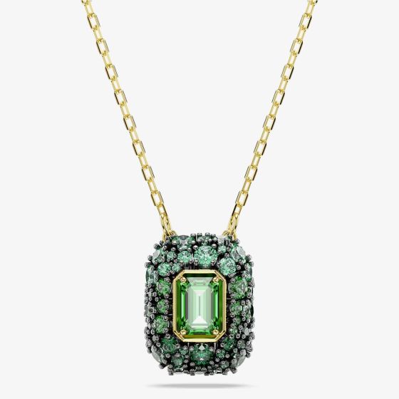 Swarovski Sublima 18ct Yellow Gold Green Pendant 5752884