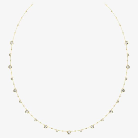 Swarovski Imber Strandage Gold Plated Scattered Necklace 5680091