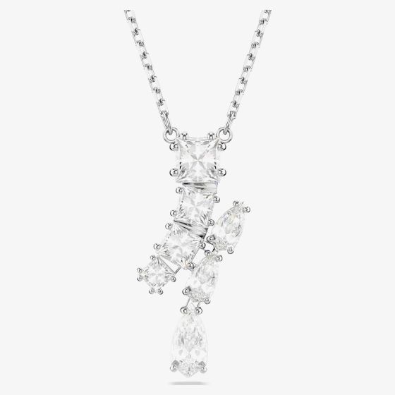 Swarovski Matrix Tennis Mixed Cut Rhodium Plated Necklace 5700420