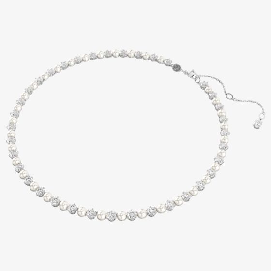 Swarovski Matrix Tennis White Crystal Necklace 5689623