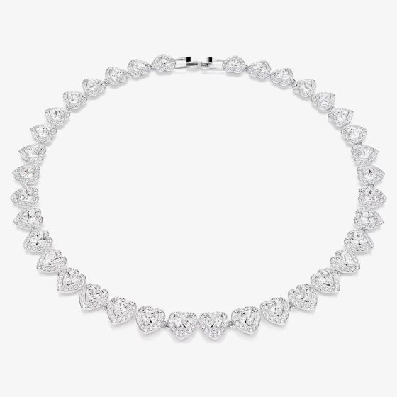Ariana Grande X Swarovski Capsule White Crystal Heart Necklace 5720857
