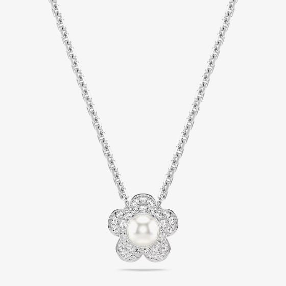Swarovski Ariana Grande x Swarovski Crystal Pearl Flower Necklace 5755817