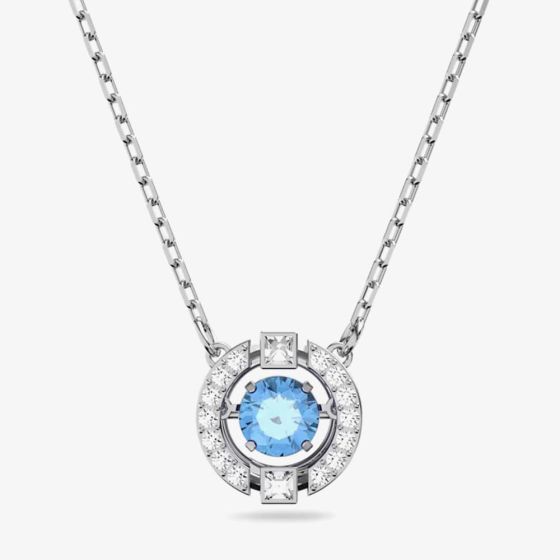 Swarovski Sparkling Blue Dancing Crystal Necklace 5279425