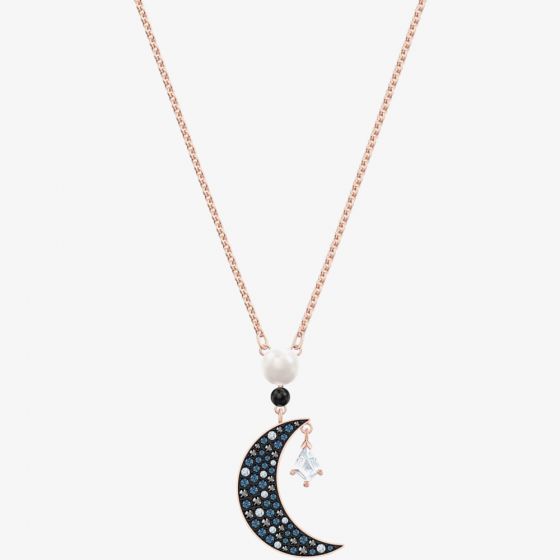 Swarovski Symbolic Moon Rose Gold Tone Pendant 5489534