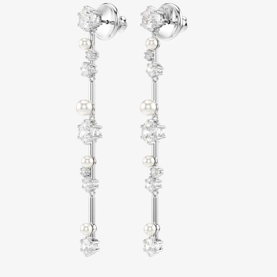 Swarovski Constella Pearl Drop Earrings 5705614
