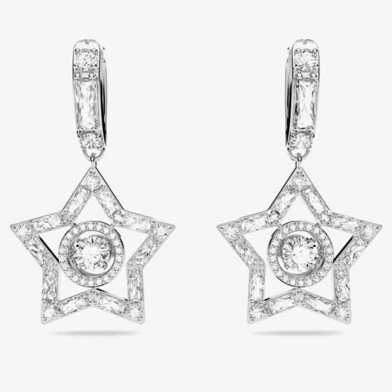 Swarovski Stella Crystal Star Dropper Earrings 5617767