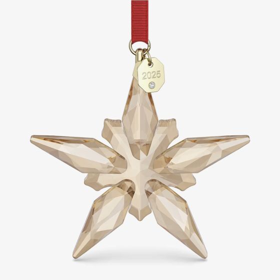 Swarovski Annual Edition Festive Champagne Star 2025 Ornament 5701826