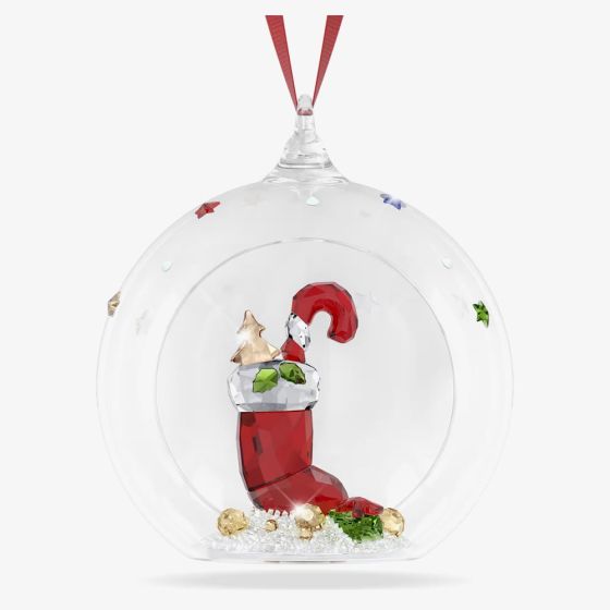 Swarovski Holiday Cheers Stocking & Candy Ball Ornament 5735700