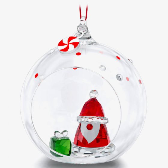 Swarovski Holiday Cheers Santa Claus Ball Ornament 5596382