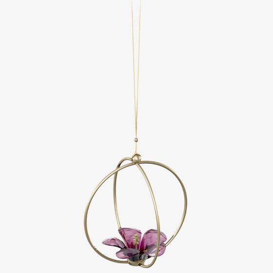 Swarovski Large Garden Tales Hibiscus Ball Ornament 5619233