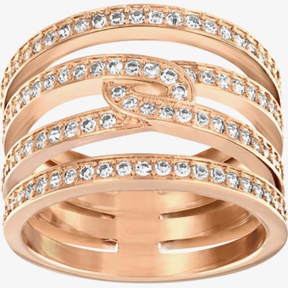 Swarovski Creativity Golden Crystal Ring 513965