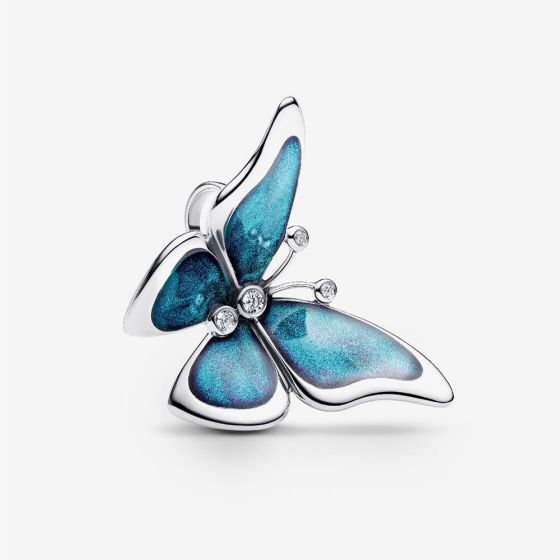 PANDORA Silver Blue Oversized Butterfly Charm 793747C01