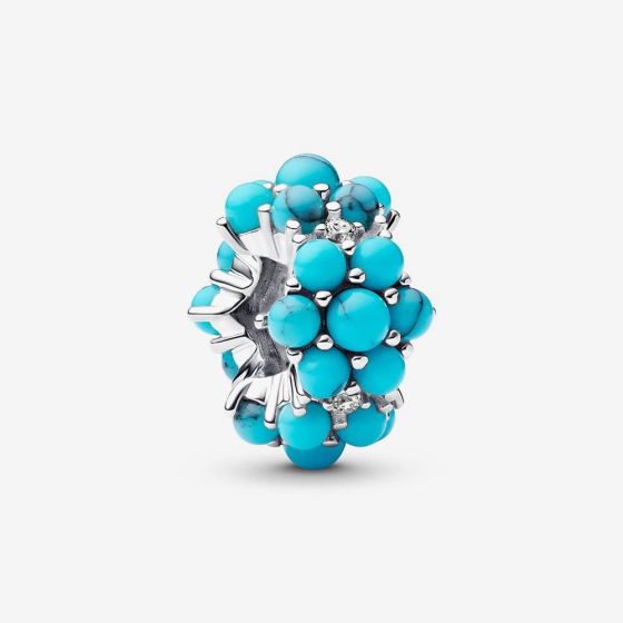 PANDORA Silver Turquoise Ocean Charm 793897C02