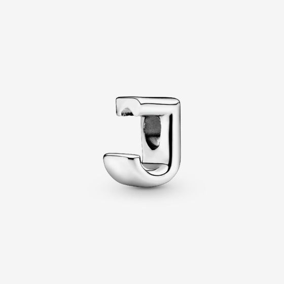 PANDORA Silver Letter J Alphabet Charm 797464