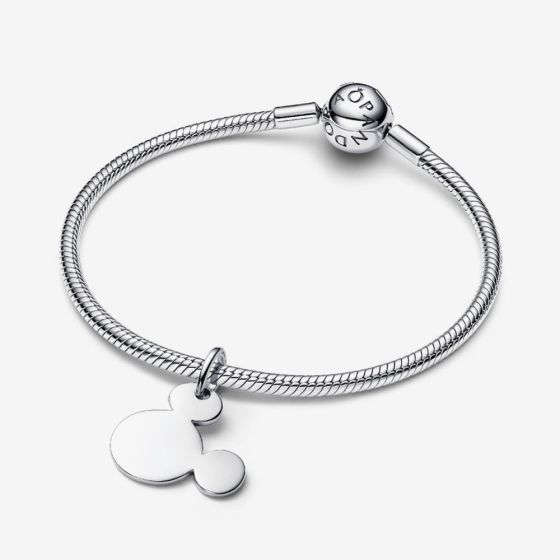 PANDORA 793994C00 Sterling Silver Disney Mickey Mouse Dangle Charm ...