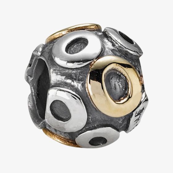 PANDORA Two Tone Letter O Charm 790298O