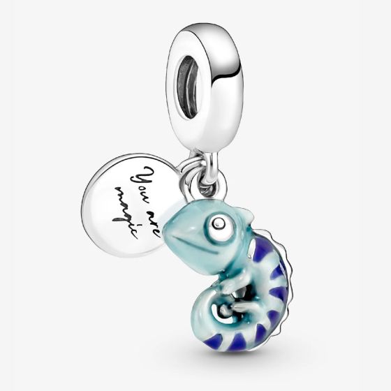 PANDORA Sterling Silver Colour Changing Chameleon Dangle Charm 791676C01