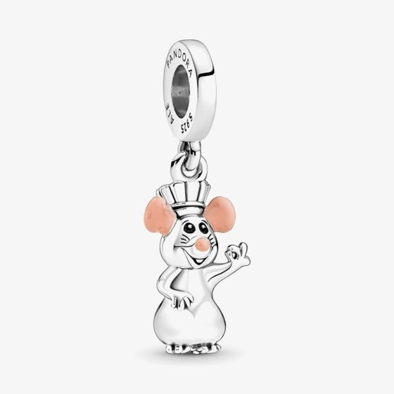 PANDORA Sterling Silver Disney Pixar Remy Rat Dangle Charm 792029C01
