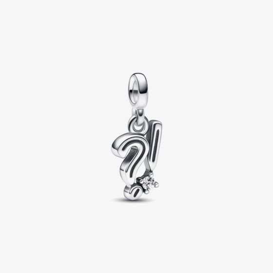 PANDORA ME Sterling Silver Express & Exclaim Mini Dangle Charm 792265C01