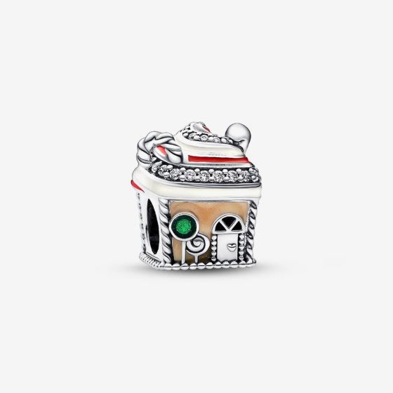 PANDORA Festive Gingerbread House Charm 792363C01