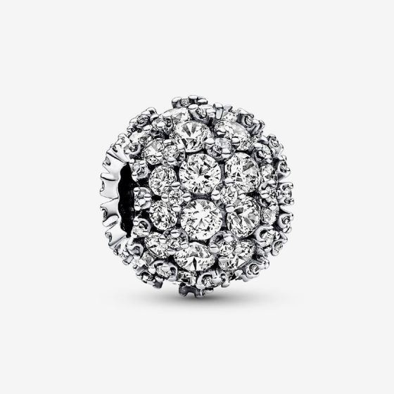 PANDORA Sparkling Pave Round Charm 792630C01