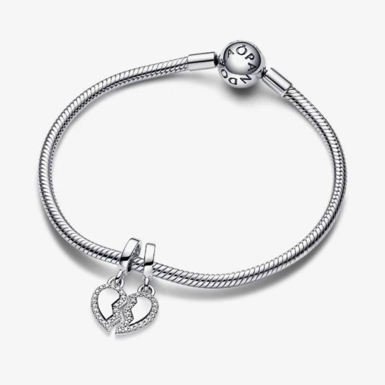 PANDORA 792743C01 Friends Splittable Heart Charm - thbaker.co.uk
