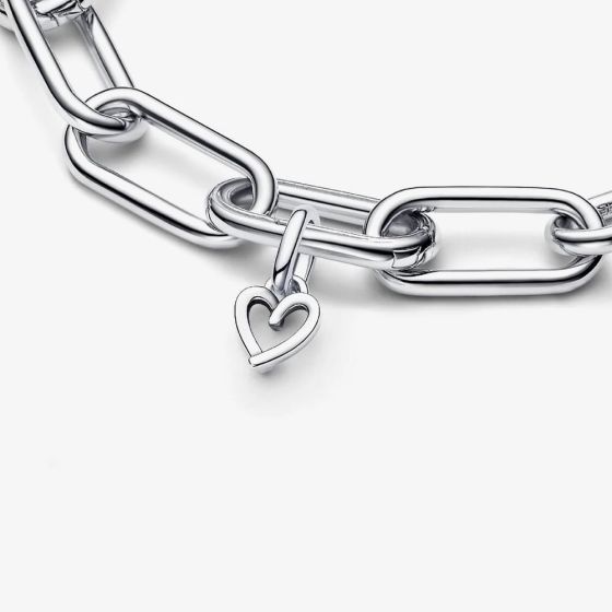 PANDORA 793048C00 Sterling Silver Pandora ME Freehand Heart Dangle ...