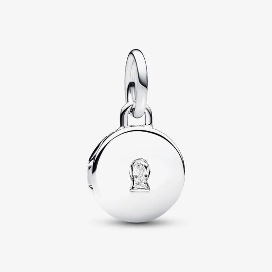 PANDORA Sterling Silver Cubic Zirconia Love Locket Charm 793066C01